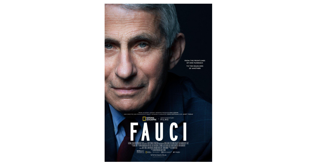 cover for Fauci, a film directed by National Geographic Documentary Films