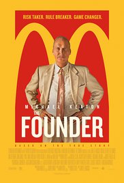 cover for The Founder, a film directed by John Lee Hancock