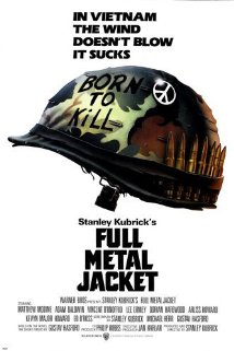 cover for Full Metal Jacket, a film directed by Stanley Kubrick