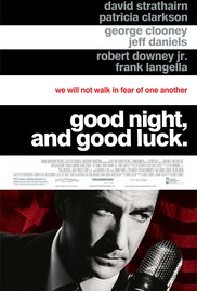 cover for Good Night, and Good Luck, a film directed by George Clooney
