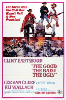 cover for The Good, the Bad and the Ugly, a film directed by Sergio Leone