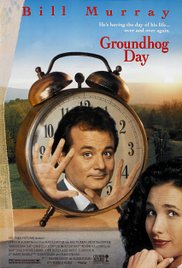 cover for Groundhog Day, a film directed by Harold Ramis