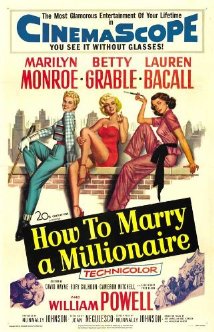 cover for How to Marry a Millionaire, a film directed by Jean Negulesco