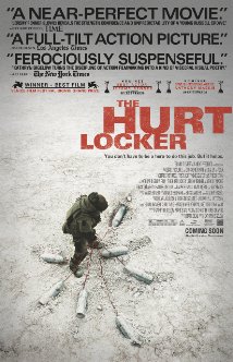 cover for Hurt Locker, a film directed by Kathryn Bigelow