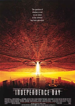 cover for Independence Day, a film directed by Roland Emmerich