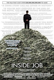 cover for Inside Job, a film directed by Charles Ferguson