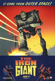 cover for Iron Giant, a film directed by Brad Bird