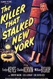 cover for The Killer That Stalked New York, a film directed by Earl McEvoy