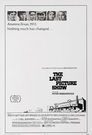 cover for The Last Picture Show, a film directed by Peter Bogdanovich