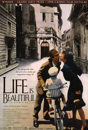 cover for Life Is Beautiful, a film directed by Roberto Benigni
