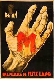 cover for M, a film directed by Fritz Lang