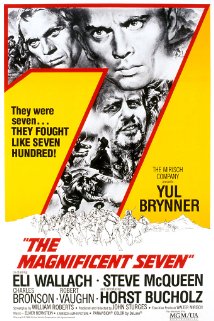 cover for The Magnificent Seven, a film directed by John Sturges