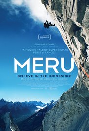 cover for Meru, a film directed by Jimmy Chin and Elizabeth Chai Vasarhelyi