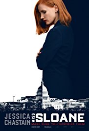 cover for Miss Sloane, a film directed by John Madden