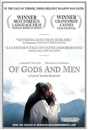 cover for Of Gods and Men, a film directed by Xavier Beauvois