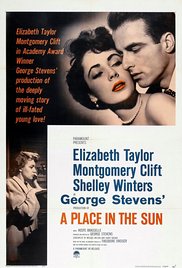 cover for A Place in the Sun, a film directed by George Stevens