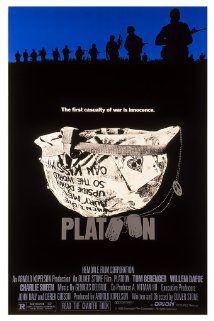 cover for Platoon, a film directed by Oliver Stone