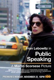 cover for Public Speaking, a film directed by Martin Scorsese