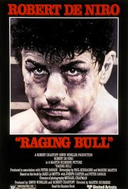 cover for Raging Bull, a film directed by Martin Scorsese