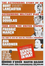 cover for Seven Days in May, a film directed by John Frankenheimer