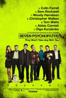cover for Seven Psychopaths, a film directed by Martin McDonagh