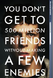 cover for The Social Network, a film directed by David Fincher