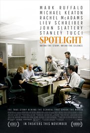 cover for Spotlight, a film directed by Tom McCarthy