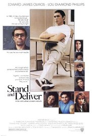 cover for Stand and Deliver, a film directed by Ramón Menéndez