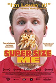 cover for Super Size Me, a film directed by Morgan Spurlock