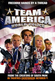 cover for Team America, World Police, a film directed by Trey Parker