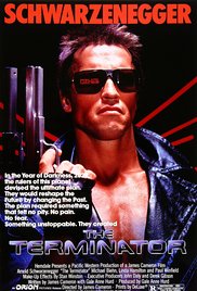 cover for The Terminator, a film directed by James Cameron