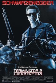 cover for Terminator 2: Judgment Day, a film directed by James Cameron
