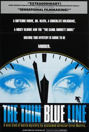 cover for The Thin Blue Line, a film directed by Errol Morris