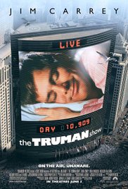 cover for The Truman Show, a film directed by Peter Weir