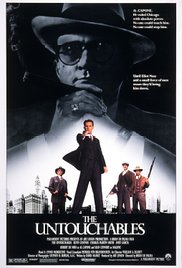 cover for The Untouchables, a film directed by Brian De Palma