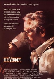 cover for The Verdict, a film directed by Sidney Lumet