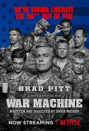 cover for War Machine, a film directed by David Michôd