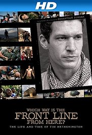 cover for Which Way is the Front Line from Here? The Life and Time of Tim Hetherington, a film directed by Sebastian Junger